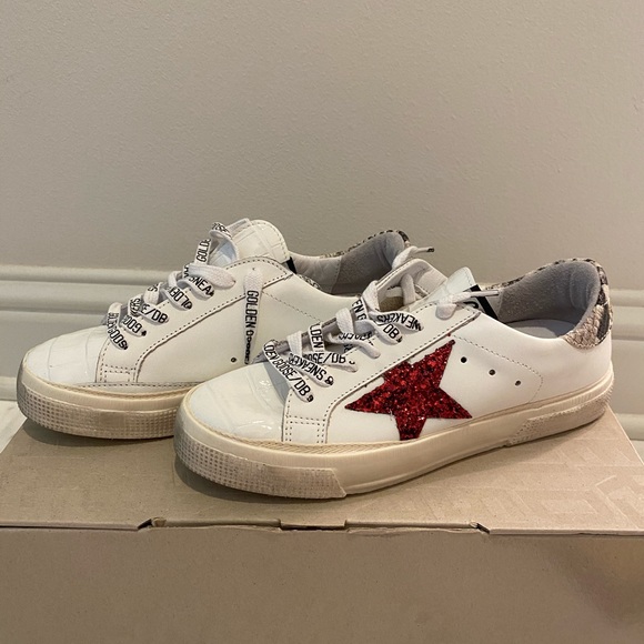 Golden Goose May Glitter Star Sneaker- NIB - Picture 3 of 7